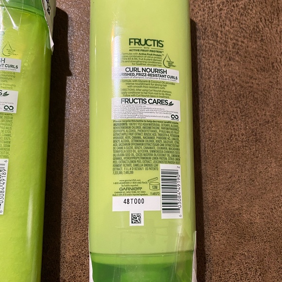 Garner Fructis Curl Nourish Fortifying Shampoo and Conditioner (New) - Picture 10 of 10